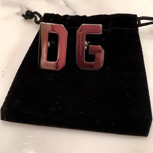 Dolce and Gabbana silver color cuff links